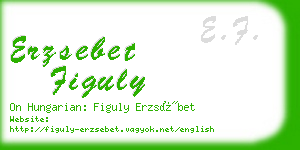 erzsebet figuly business card